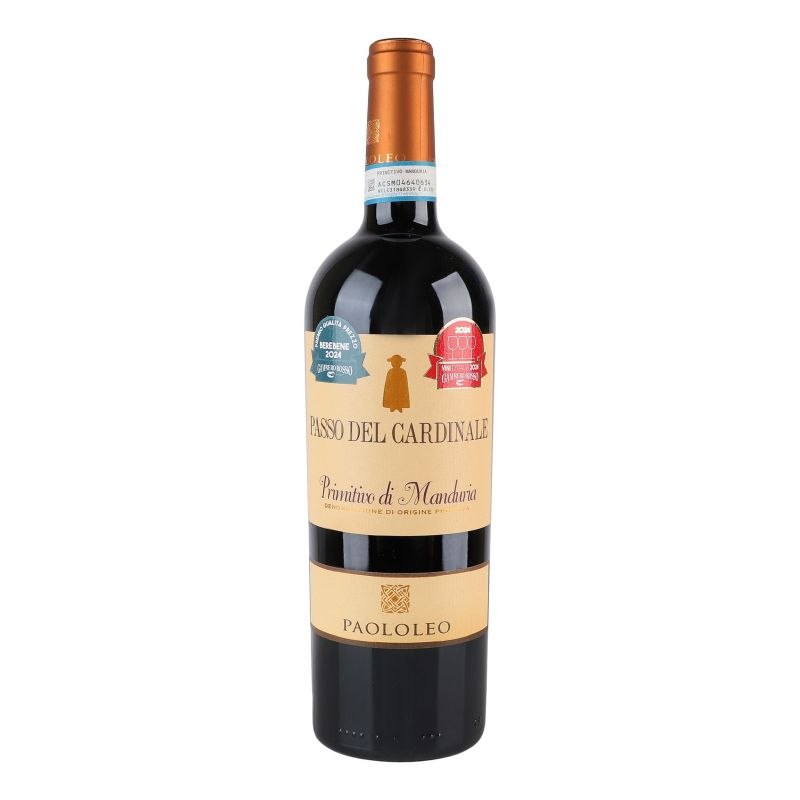 Paololeo Passo del Cardinale Primitivo di Manduria сухе червоне 14% 150мл